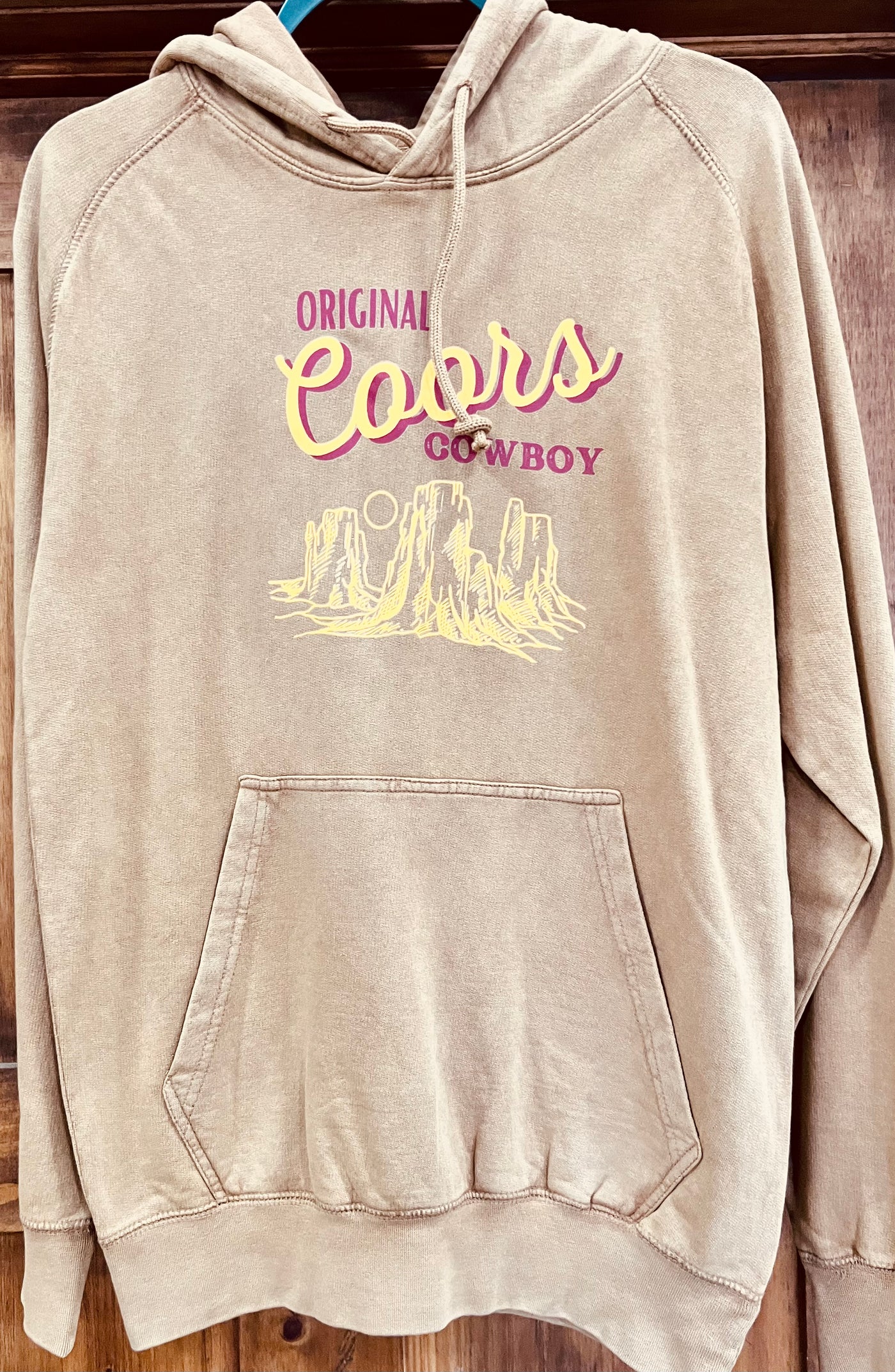 Vintage Coors Cowboy Hoodie