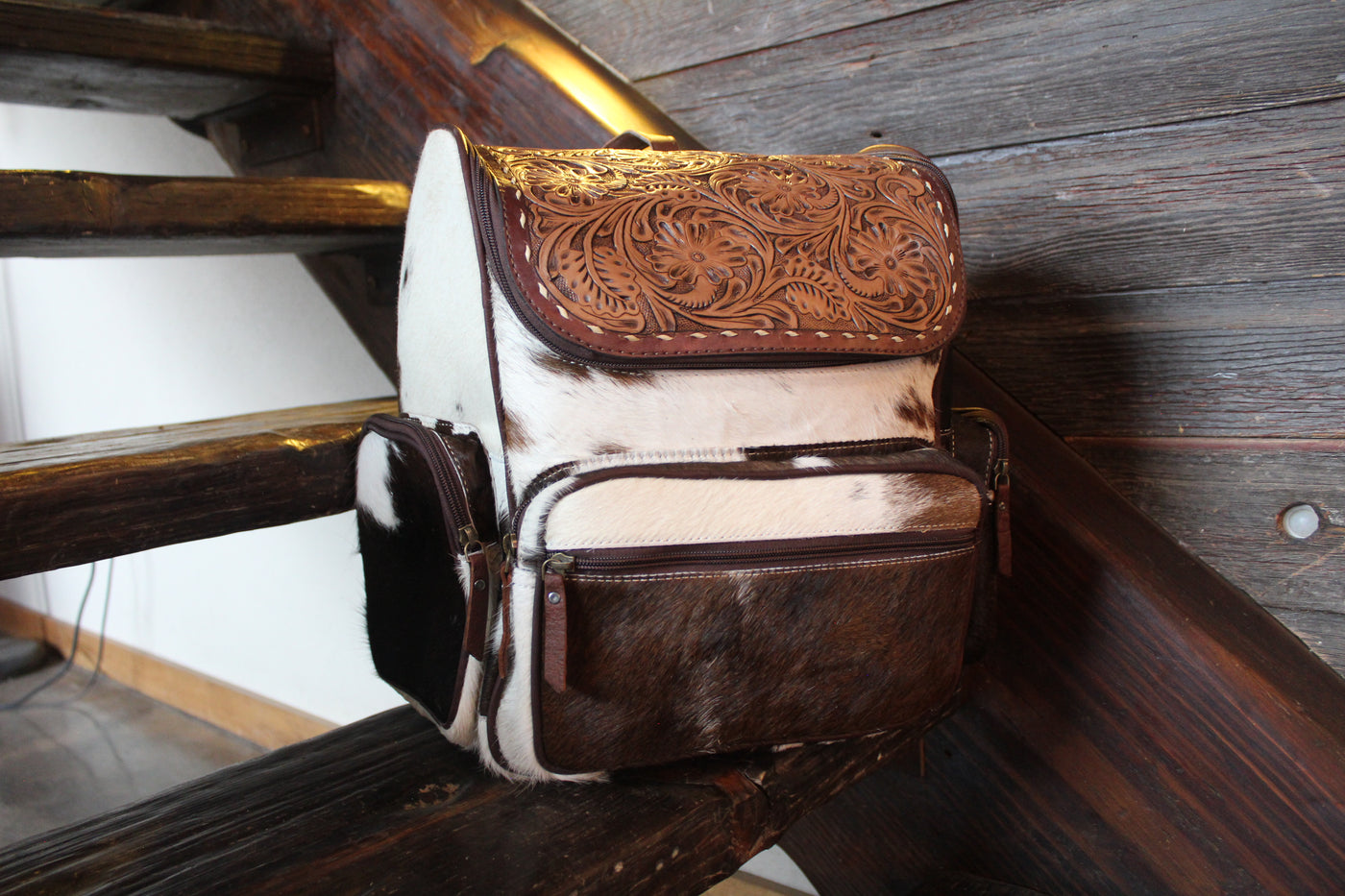 Cowhide Backpack