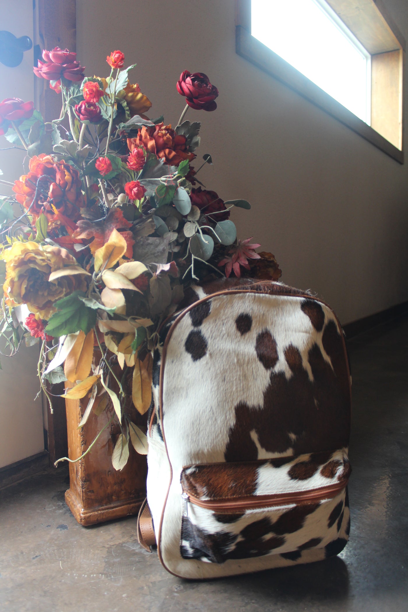 Cowhide Backpack