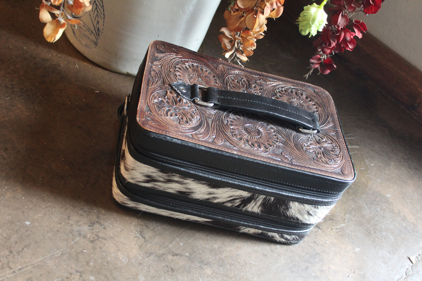 Cowhide Jewelry Box