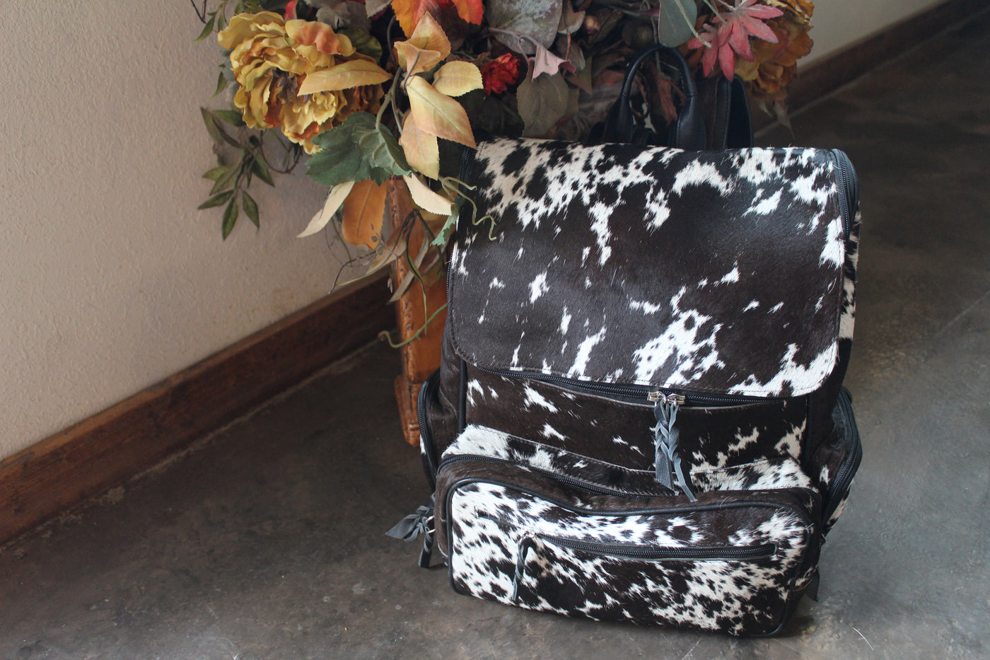 Cowhide Backpack