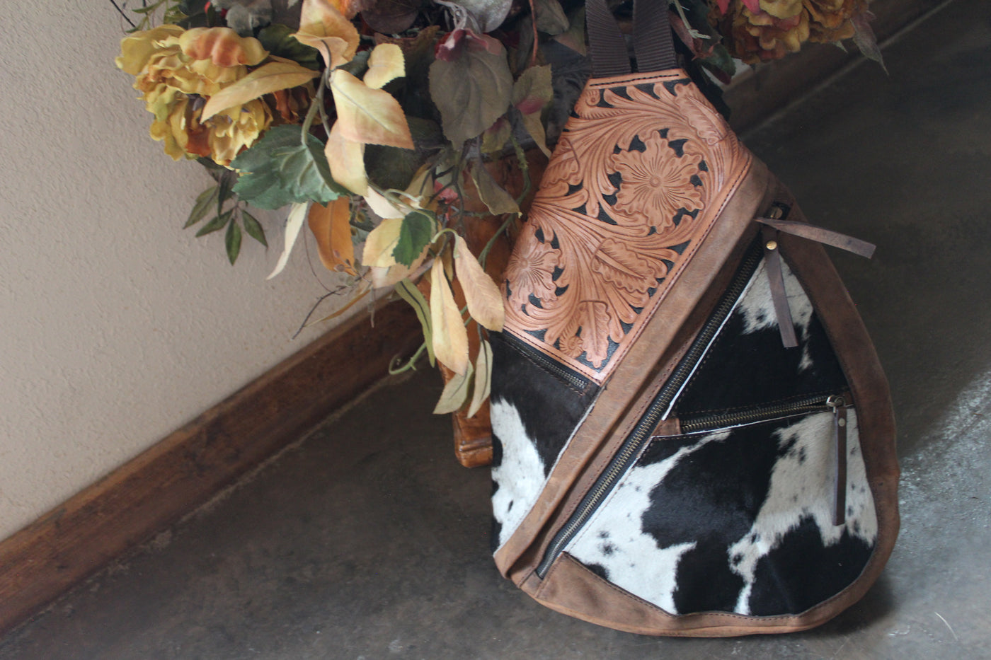 Cowhide Cross Body Bag