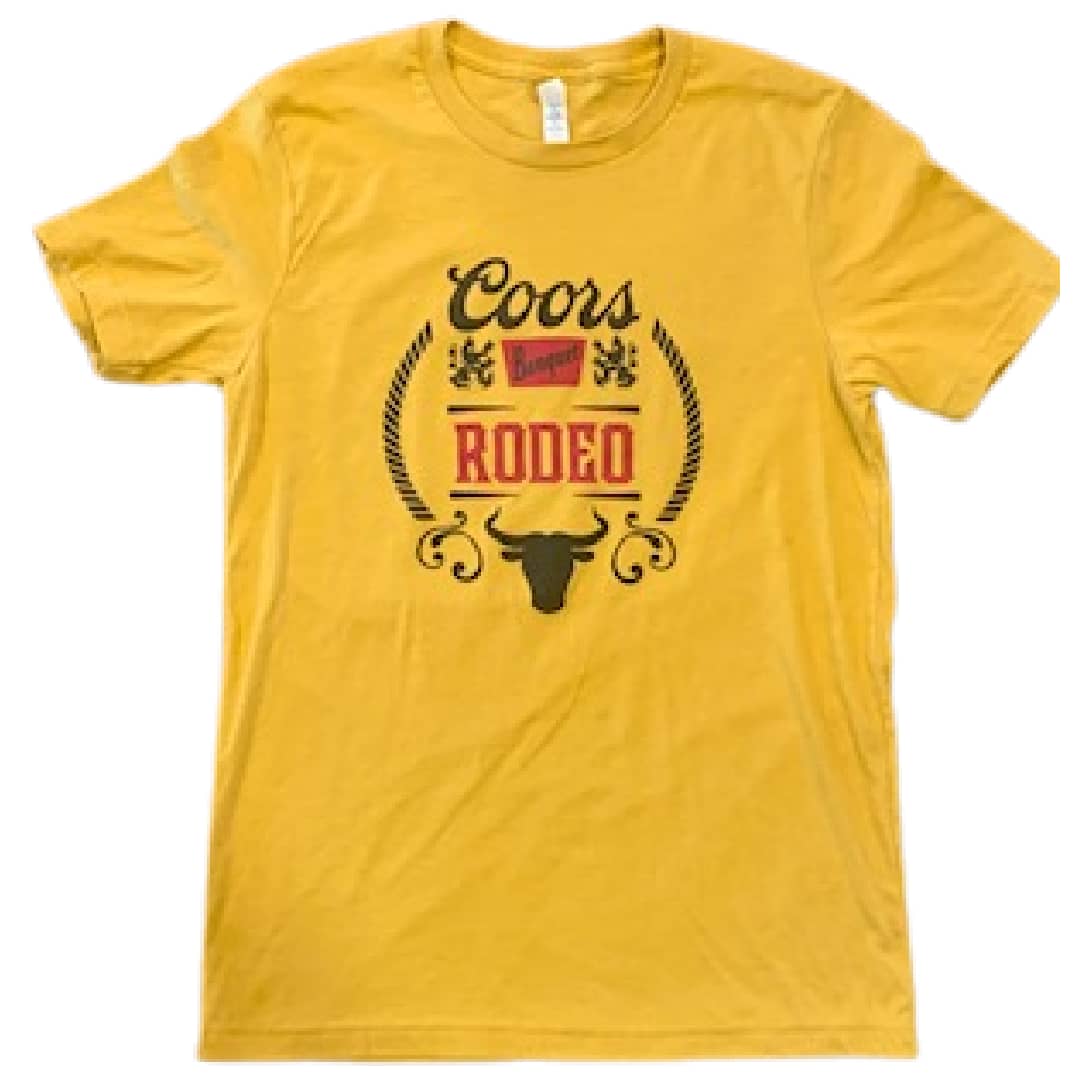 Mustard Coors Rodeo Tee